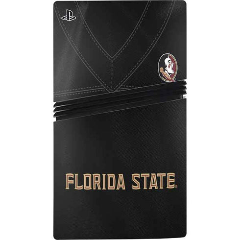 Florida State University Black Jersey PS5 Pro Console Skin