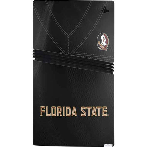 Florida State University Black Jersey PS5 Pro Console Skin