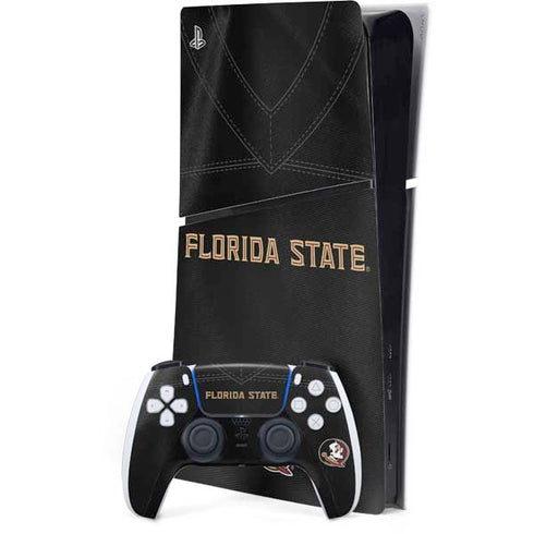 Florida State University Black Jersey PS5 Slim Digital Edition Bundle Skin