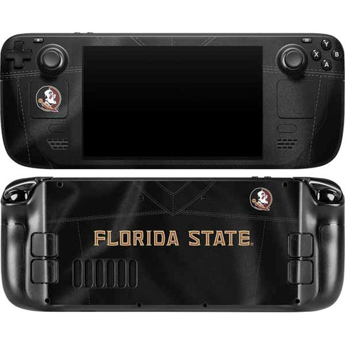 Florida State University Black Jersey Steam Deck Handheld Gaming Computer OLED Skin