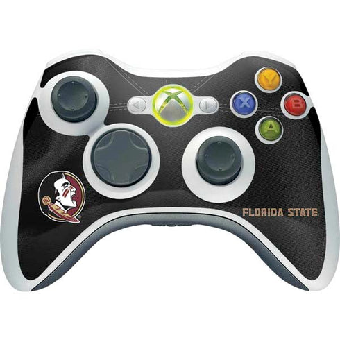Florida State University Black Jersey Xbox 360 Wireless Controller Skin