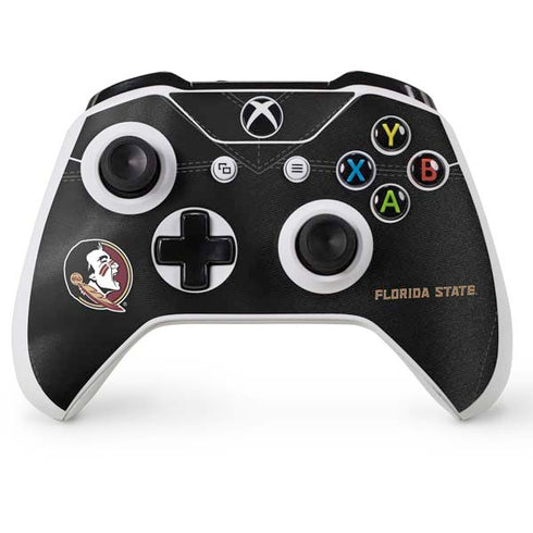 Florida State University Black Jersey Xbox One S Console and Controller Bundle Skin