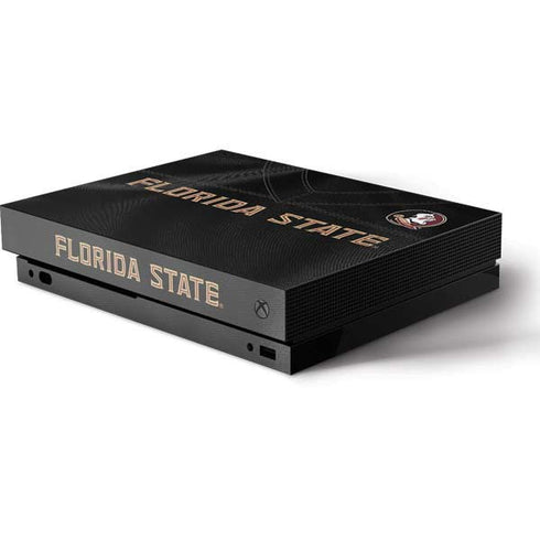 Florida State University Black Jersey Xbox One X Console Skin