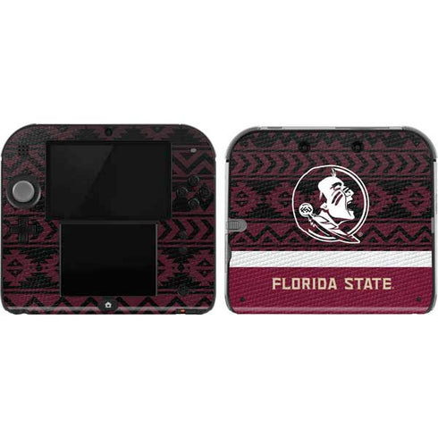 Florida State University Pattern Jersey Nintendo 2DS Skin