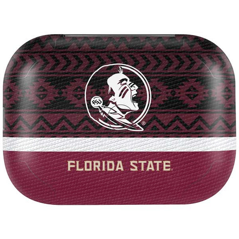 Florida State University Pattern Jersey Amazon Echo Buds Skin