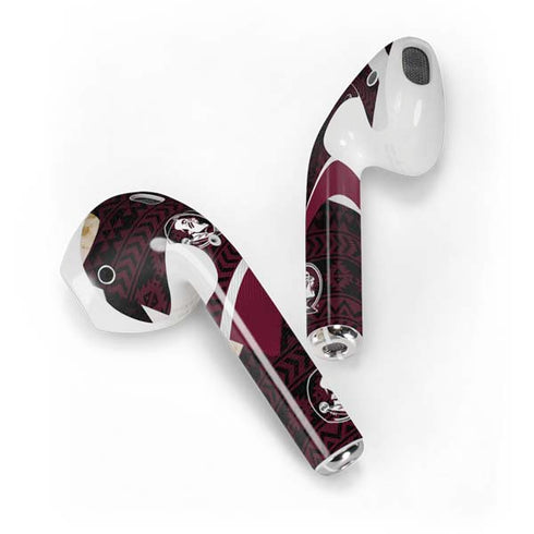 Florida State University Pattern Jersey Apple AirPods 2 Skin