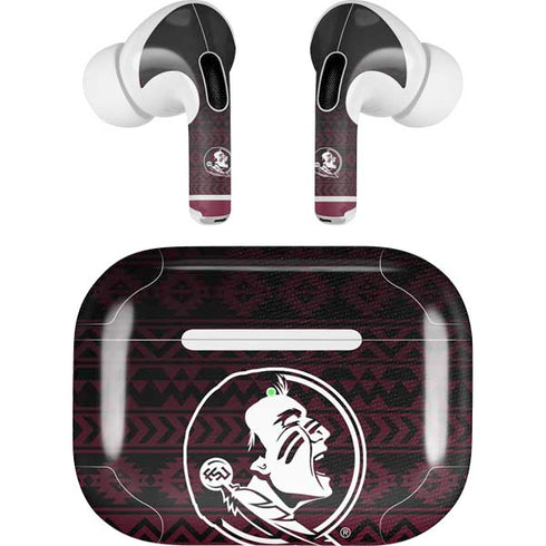 Florida State University Pattern Jersey Apple AirPods Pro Skin