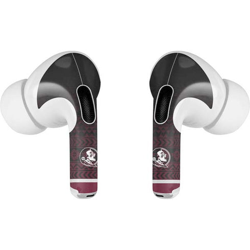 Florida State University Pattern Jersey Apple AirPods Pro Skin