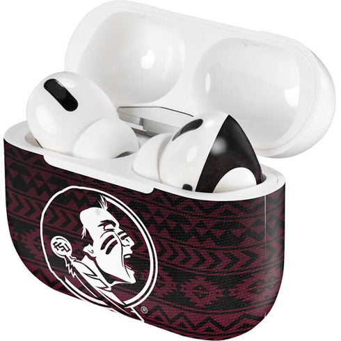 Florida State University Pattern Jersey AirPods Skins