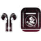 Florida State University Pattern Jersey Apple AirPods Skin