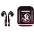 Florida State University Pattern Jersey Apple AirPods Skin