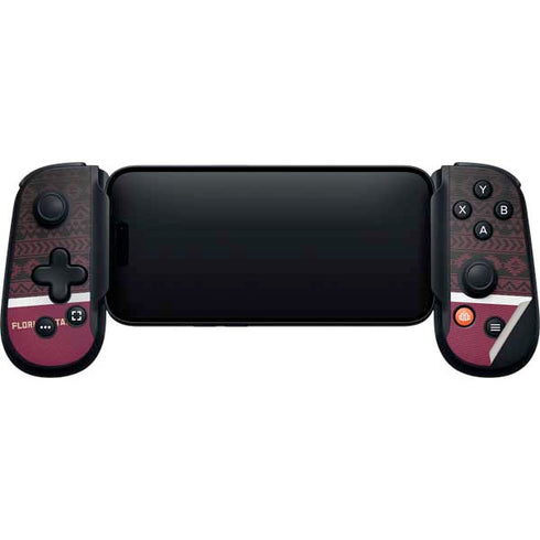 Florida State University Pattern Jersey Backbone One for iPhone Game Controller Skin