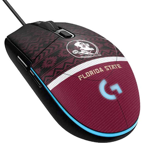 Florida State University Pattern Jersey G203 Prodigy RGB Wired Gaming Mouse Skin
