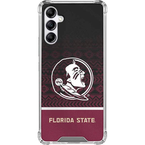 Florida State University Pattern Jersey Gabb Phone 4 Clear Case