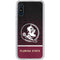 Florida State University Pattern Jersey Galaxy A10e Clear Case