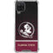 Florida State University Pattern Jersey Galaxy A12 Clear Case