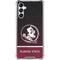 Florida State University Pattern Jersey Galaxy A14 5G Clear Case
