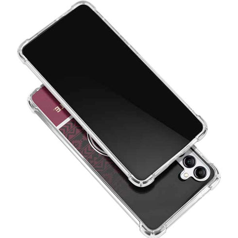 Florida State University Pattern Jersey Galaxy A16 5G Clear Case