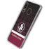 Florida State University Pattern Jersey Galaxy A20 Clear Case