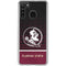 Florida State University Pattern Jersey Galaxy A21 Clear Case