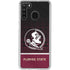 Florida State University Pattern Jersey Galaxy A21 Clear Case