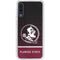 Florida State University Pattern Jersey Galaxy A50 Clear Case