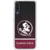 Florida State University Pattern Jersey Galaxy A50 Clear Case