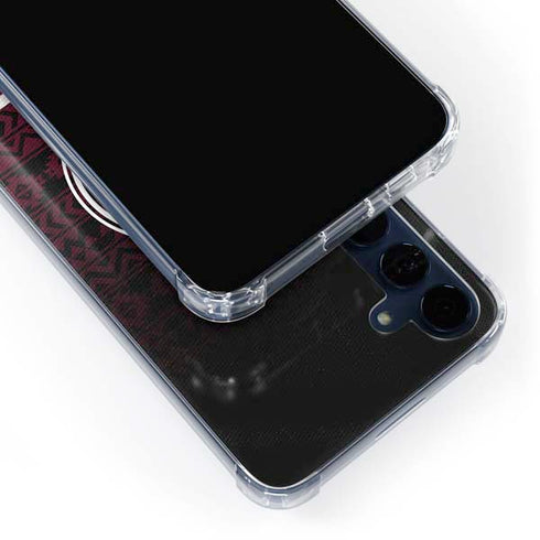 Florida State University Pattern Jersey Galaxy A55 5G Clear Case
