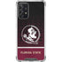 Florida State University Pattern Jersey Galaxy A72 5G Clear Case
