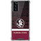 Florida State University Pattern Jersey Galaxy Note20 5G Clear Case