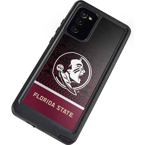 Florida State University Pattern Jersey Galaxy Note20 5G Waterproof Case