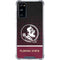 Florida State University Pattern Jersey Galaxy S20 FE Clear Case
