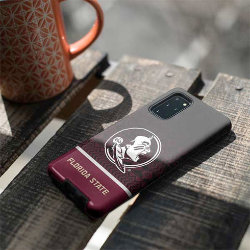 Florida State University Pattern Jersey Galaxy S20 Plus Pro Case