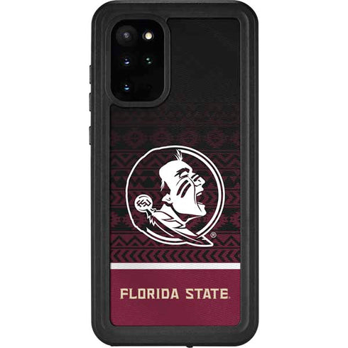 Florida State University Pattern Jersey Galaxy S20 Plus Waterproof Case