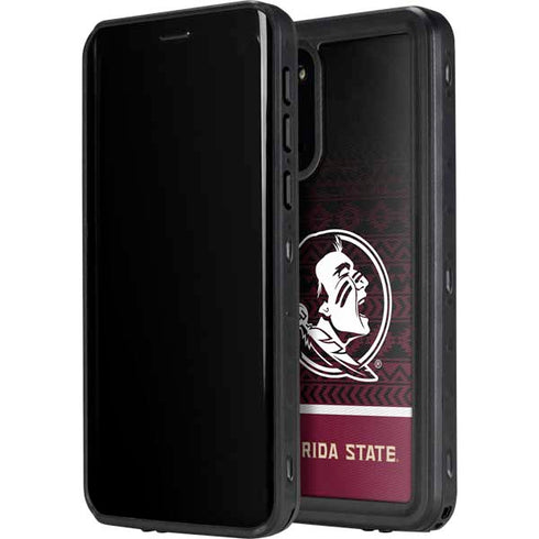 Florida State University Pattern Jersey Galaxy S20 Plus Waterproof Case