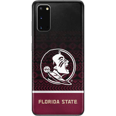 Florida State University Pattern Jersey Galaxy S20 Skin