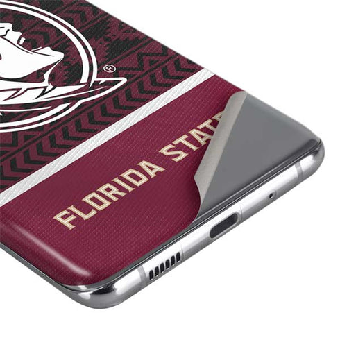 Florida State University Pattern Jersey Galaxy S20 Skin