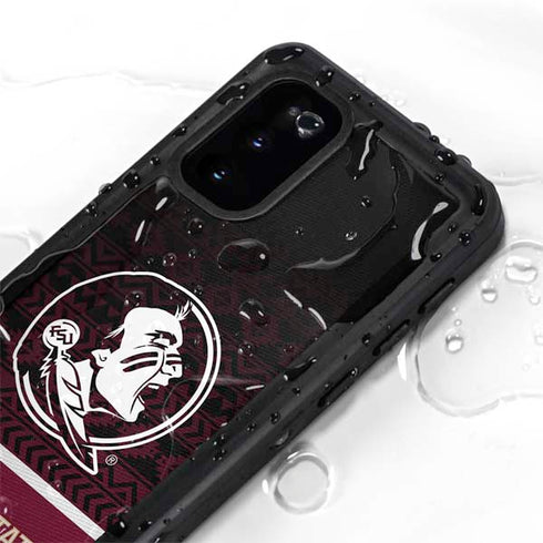 Florida State University Pattern Jersey Galaxy S20 Waterproof Case