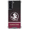 Florida State University Pattern Jersey Galaxy S21 5G Clear Case