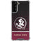 Florida State University Pattern Jersey Galaxy S21 FE Clear Case