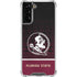 Florida State University Pattern Jersey Galaxy S21 FE Clear Case