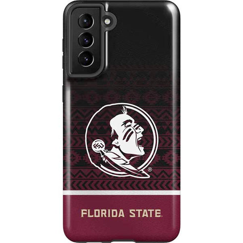 Florida State University Pattern Jersey Galaxy S21 Plus 5G Pro Case