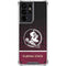 Florida State University Pattern Jersey Galaxy S21 Ultra 5G Clear Case