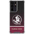 Florida State University Pattern Jersey Galaxy S21 Ultra 5G Clear Case