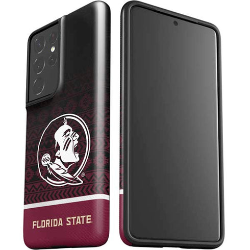 Florida State University Pattern Jersey Galaxy S21 Ultra 5G Pro Case