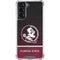 Florida State University Pattern Jersey Galaxy S22 Clear Case
