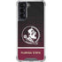 Florida State University Pattern Jersey Galaxy S22 Clear Case