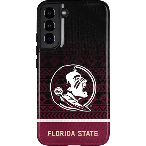 Florida State University Pattern Jersey Galaxy S22 Plus Pro Case