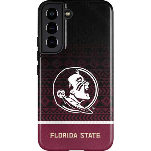Florida State University Pattern Jersey Galaxy S22 Pro Case