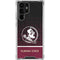 Florida State University Pattern Jersey Galaxy S22 Ultra Clear Case